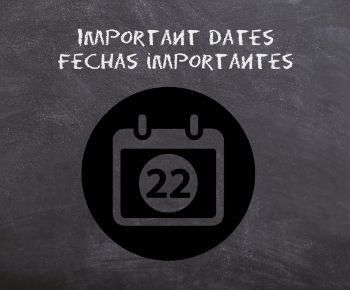 Important dates and calendar